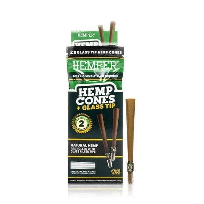 Hemper 2 Cones with Glass Tips