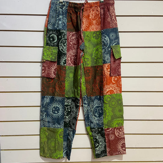 Straight Patchwork Mushroom Trousers FX4024