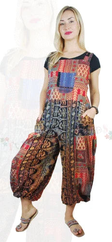 Patchwork Dungarees