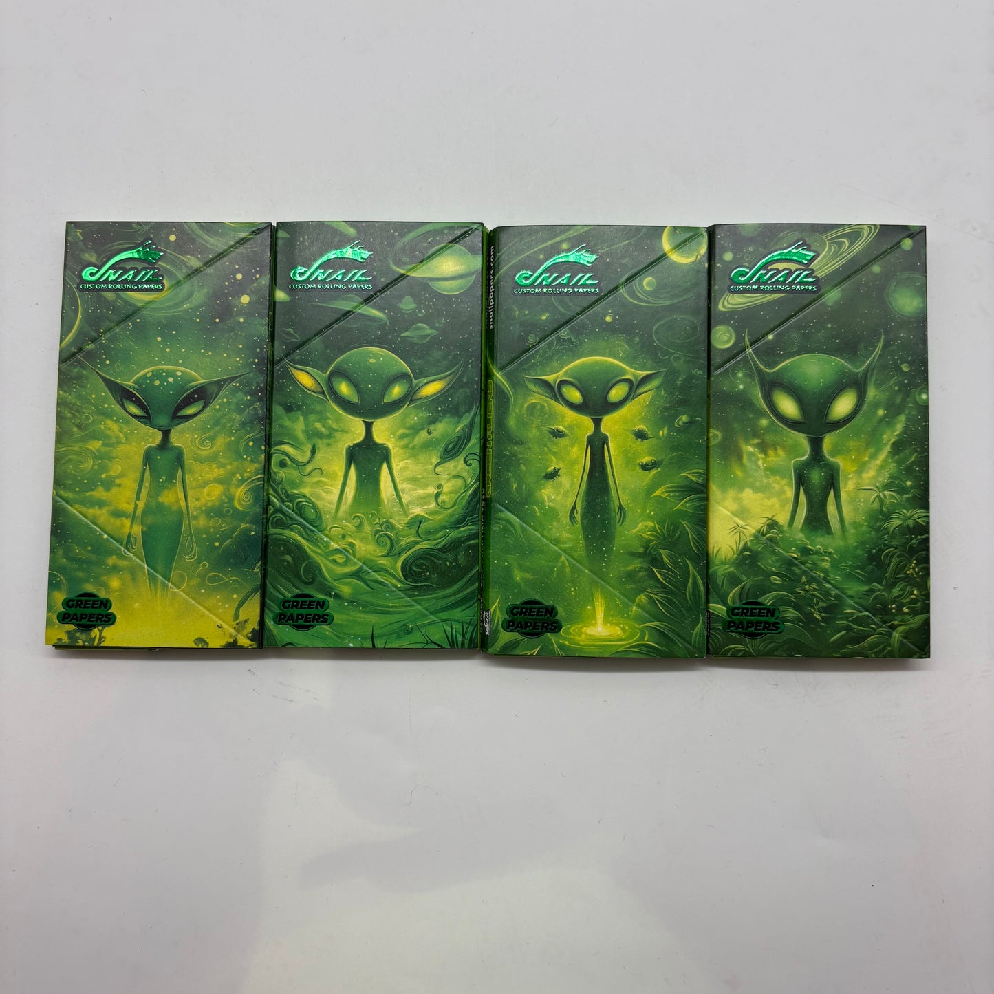 SNAIL PAPERS “Green Aliens” Green Roll Kits