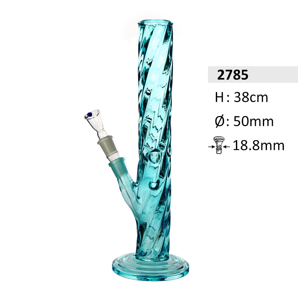 Blue Twister XStrong Glass Water Pipe