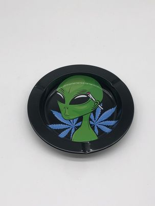 Cinzeiro Metal - Alien c/ J