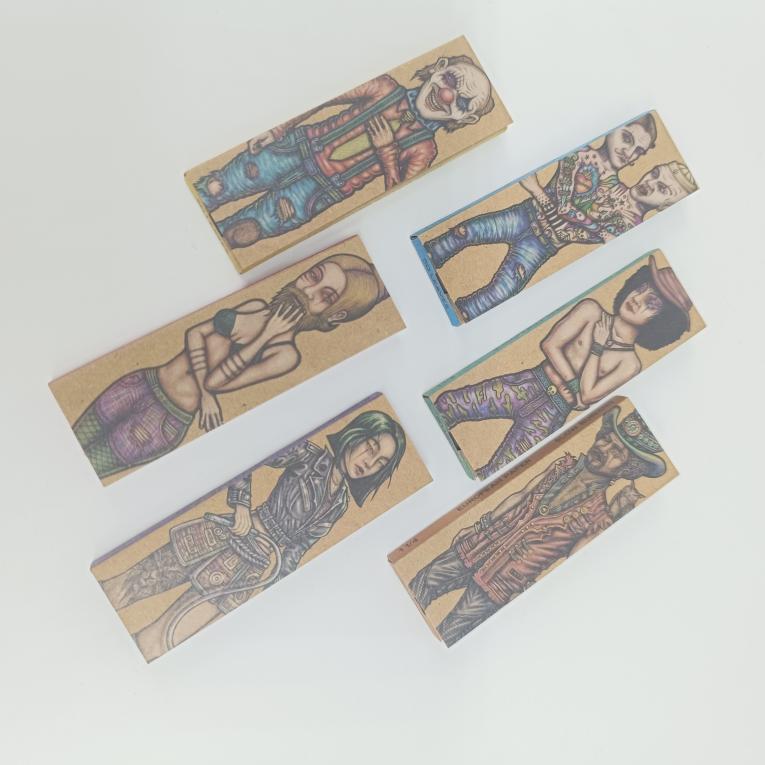 LION ROLLING CIRCUS Unbleached 1+1/4 Rolling Papers