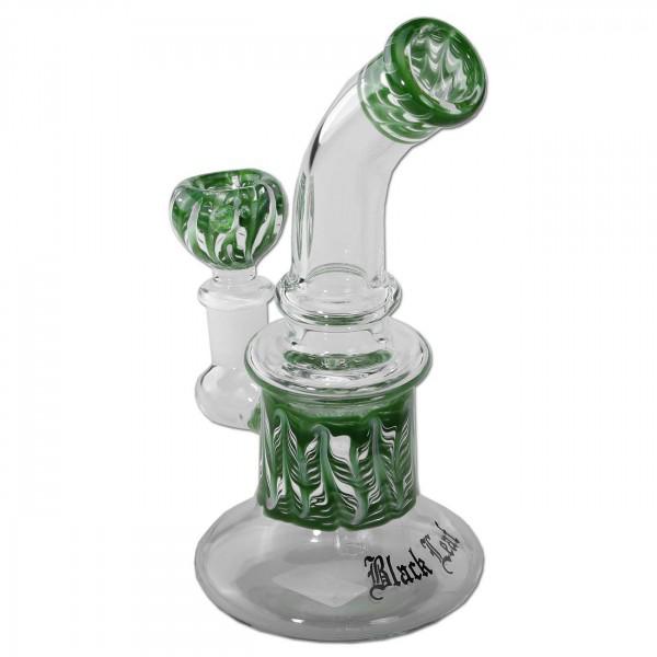 BLACK LEAF Mini Bubbler Glass Water Pipes