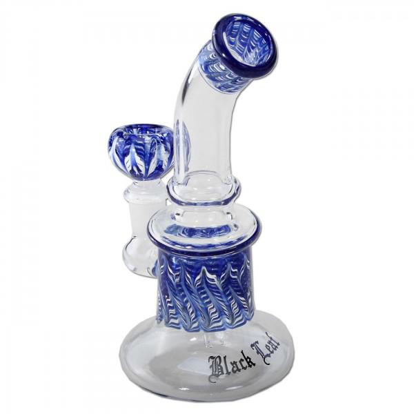 BLACK LEAF Mini Bubbler Glass Water Pipes