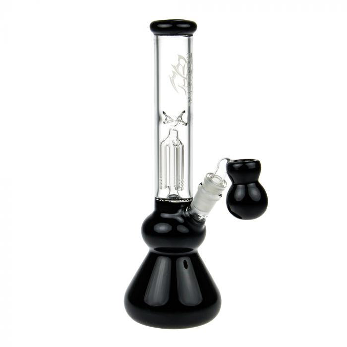 BLACK LEAF Ash-Catcher Perc Glass Water Pipes GPER41