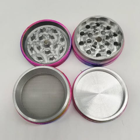 Peacock 4-Part Herb Grinder