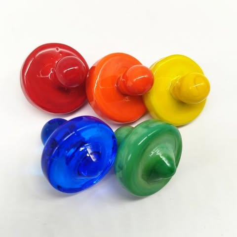 Glass Spinning Top Carb Caps