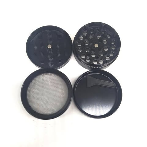 Black & Chrome 420 4-Part Herb Grinders