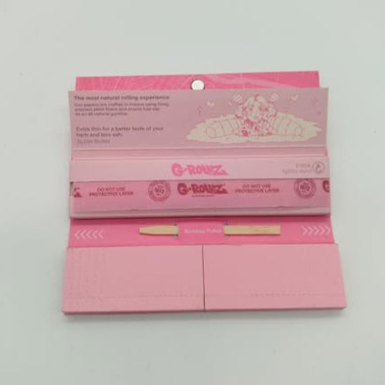 Papéis Kingsize rosa G-ROLLZ 'Banksy Thug' + dicas