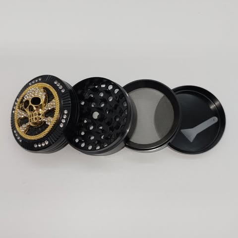 Bling Skull 4-Part Metal Grinder