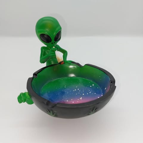 High Alien Ceramic Ashtray