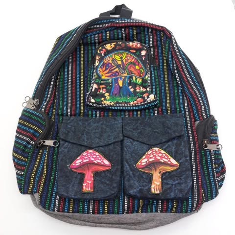 Mushroom Pockets Backpacks