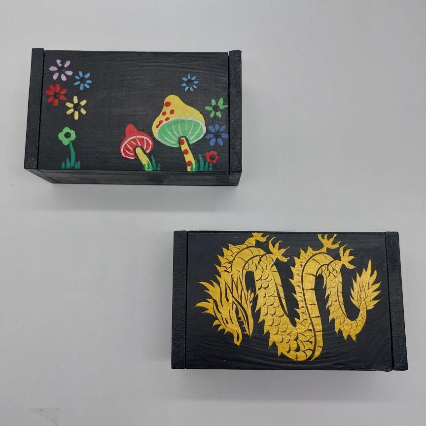 Painted Storage Boxes