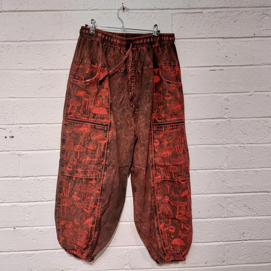Mushroom Acid Wash Trousers FX5089