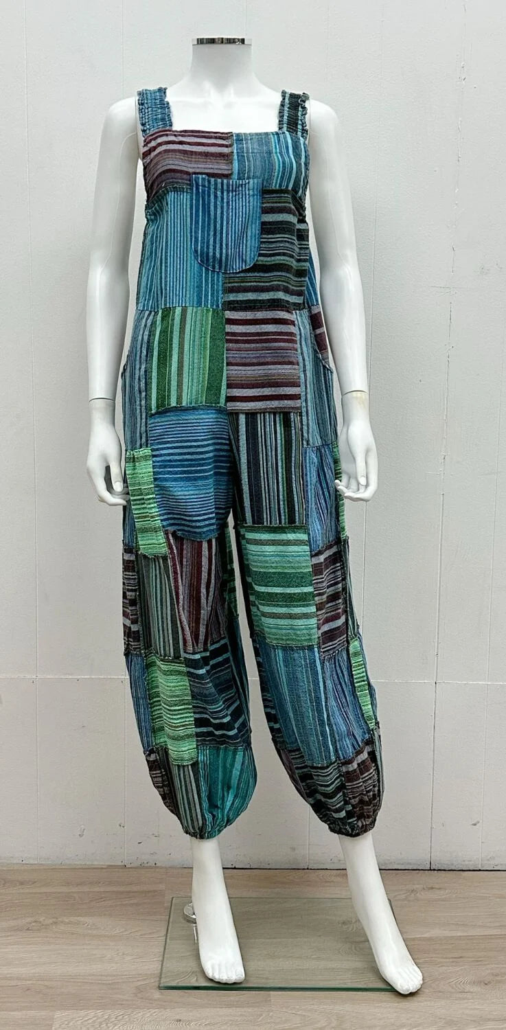 Stripe Dungarees