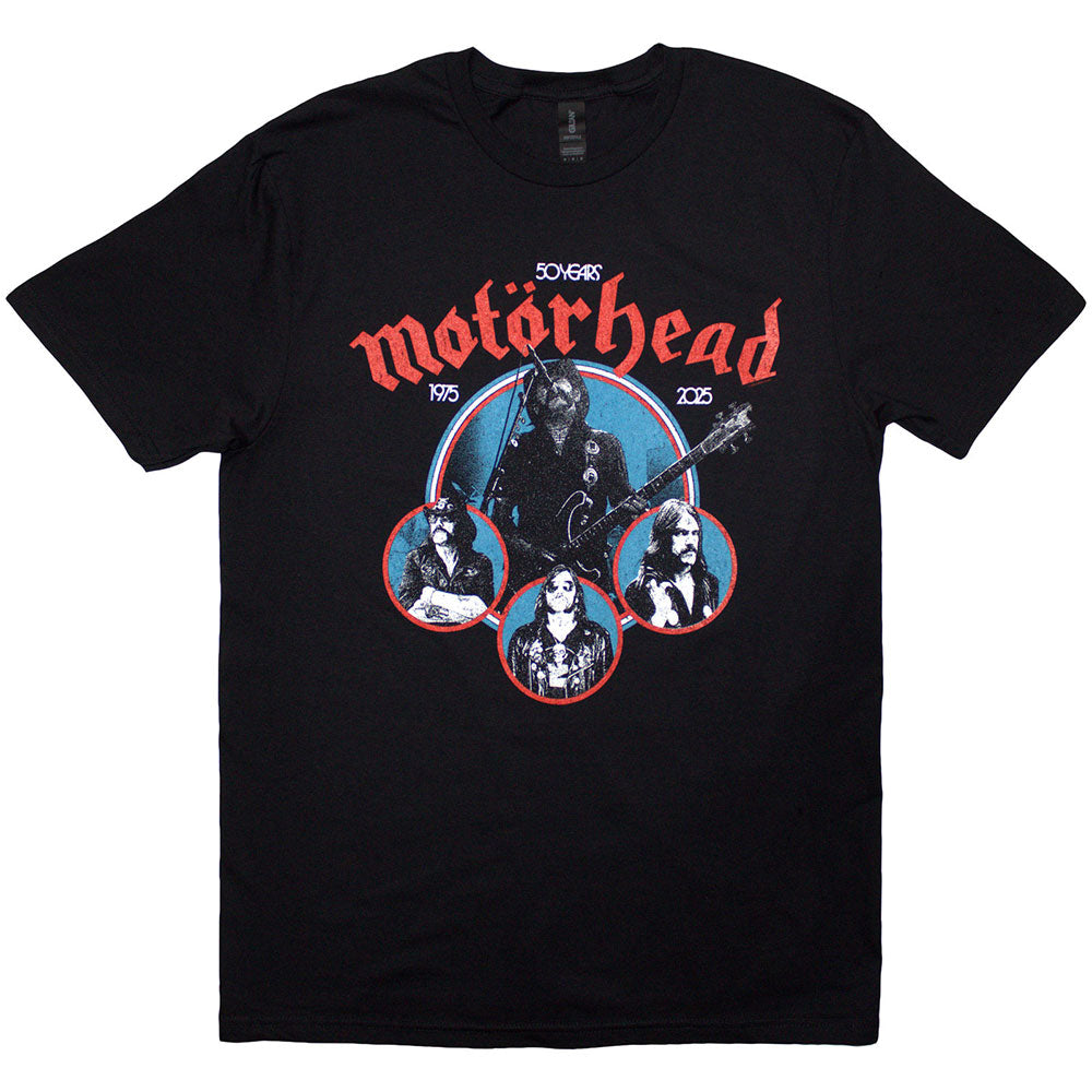 Motorhead T-Shirt 50 Years Lemmy Circles