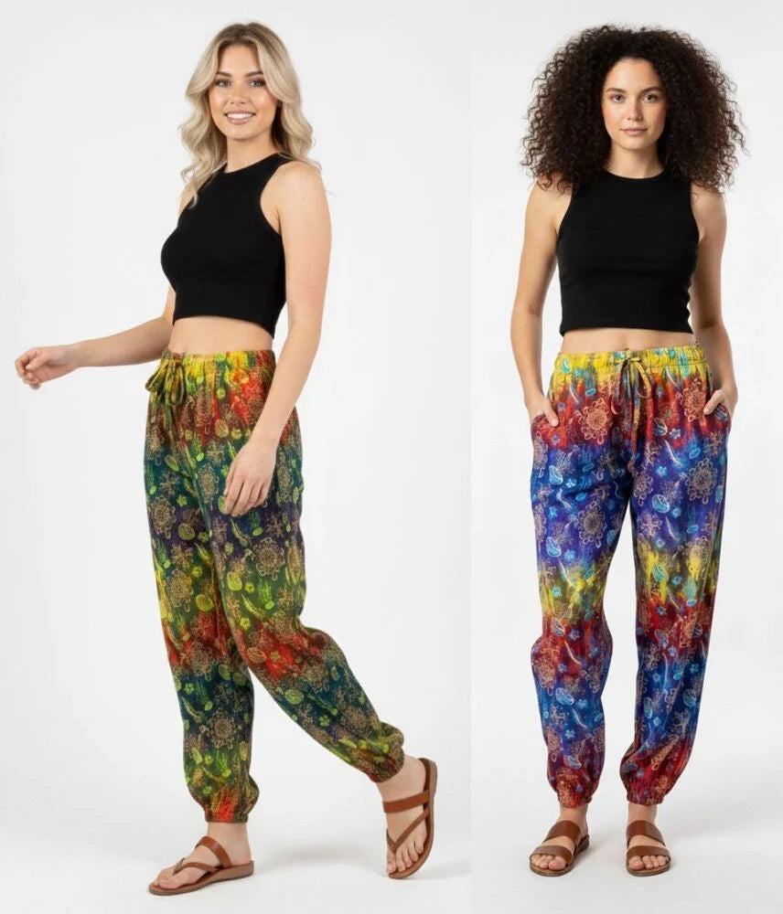 Jellyfish Print Trousers