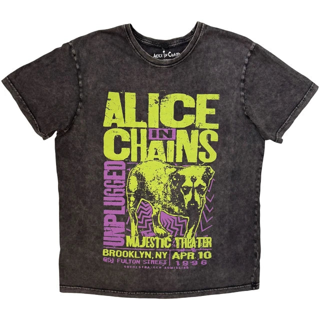 ALICE IN CHAINS 'UNPLUGGED DOG' STONE WASH TEE