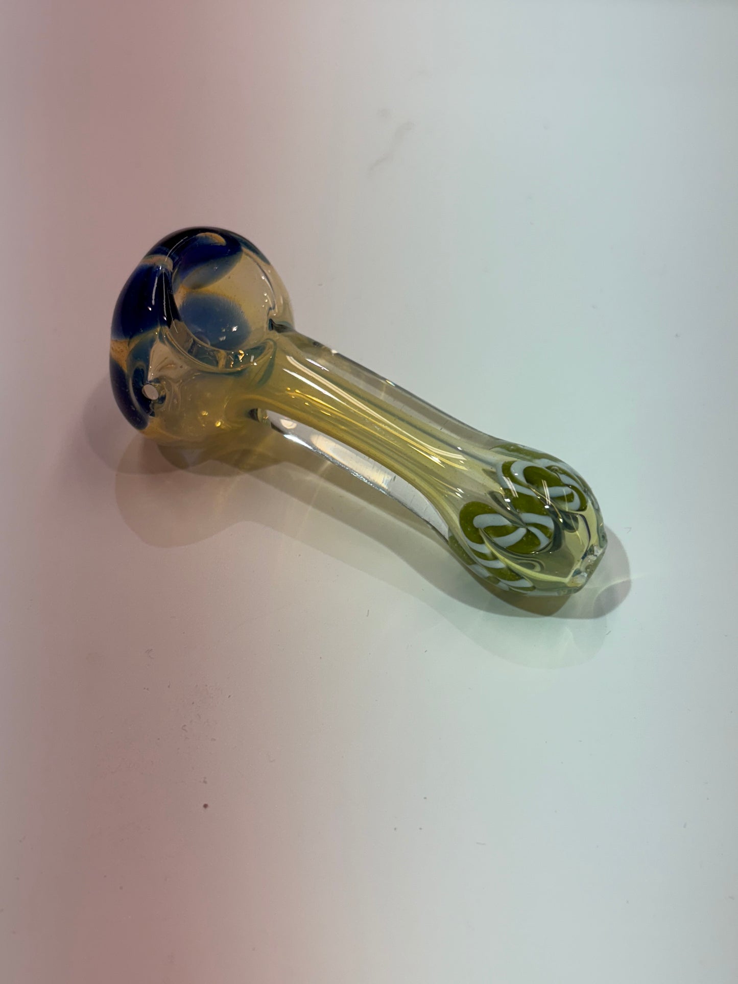 Blue top & Green Squiggle Pipe