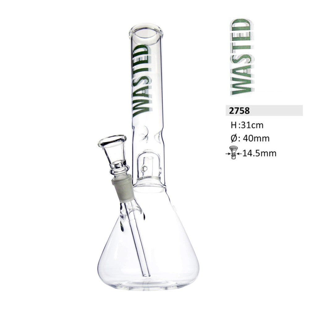 Wasted Small Glass Water Pipe