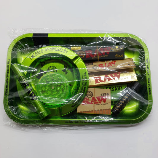 Raw Emerald Anniversary Giftset Tray