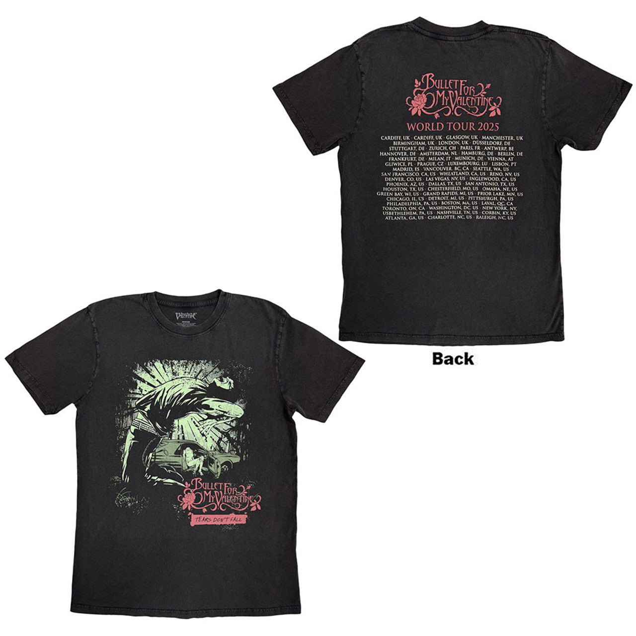Bullet For My Valentine T-Shirt Tears Don't Fall