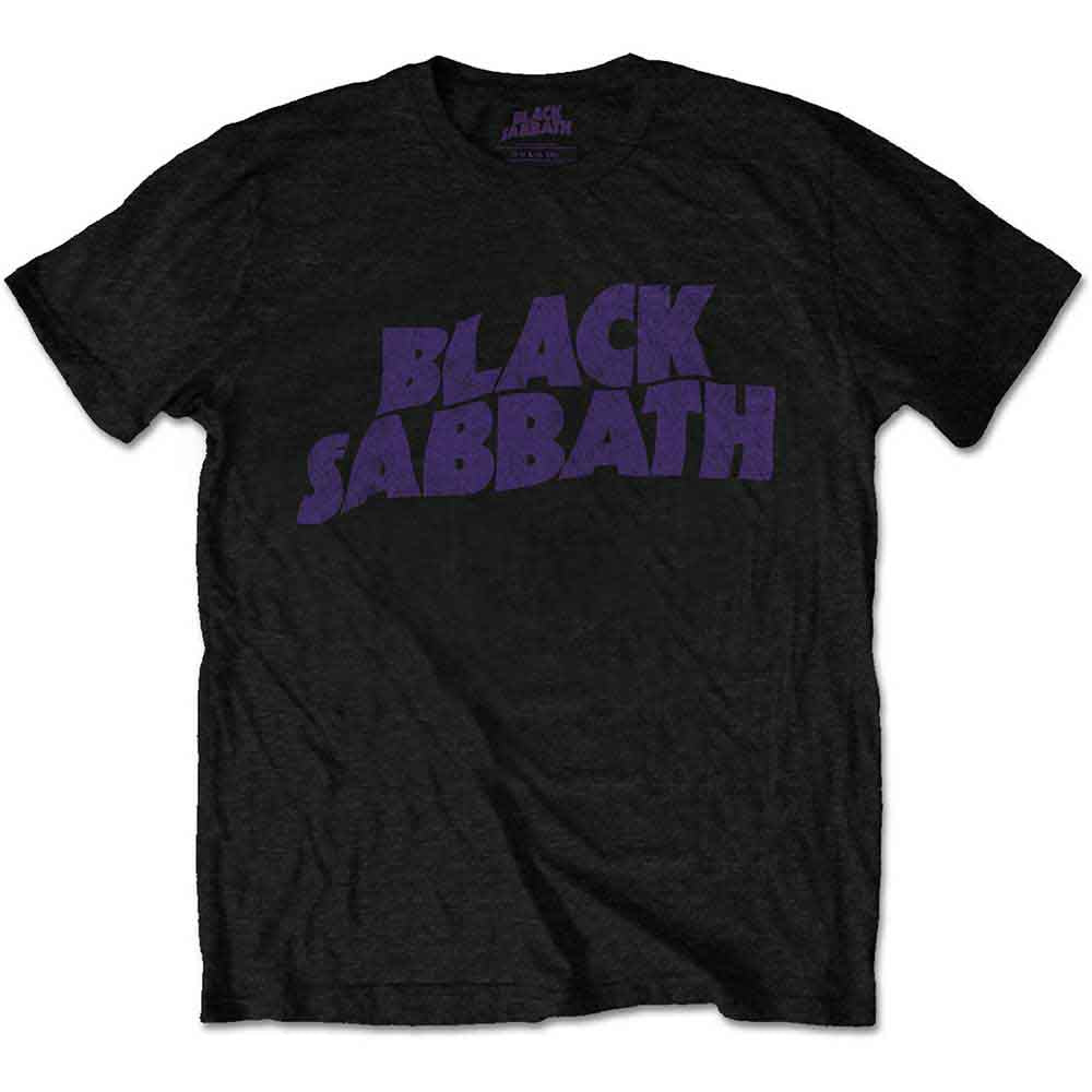 Black Sabbath "Wavy Logo" Black Kids Tee