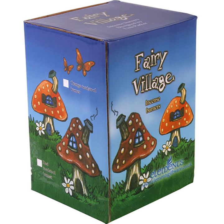Fairy Village Incense Cone Burner