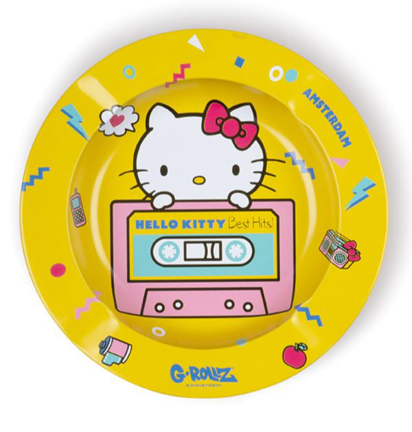 G-ROLLZ Hello Kitty Music Metal Ashtray