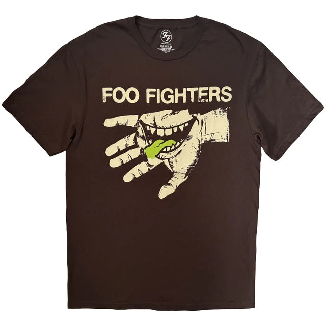 FOO FIGHTERS Hand Teeth Brown Tee