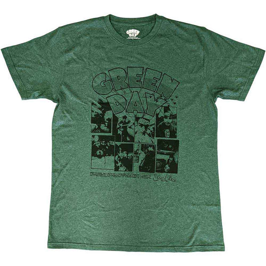 Camiseta 'Dookie Frames Verde' do Green Day