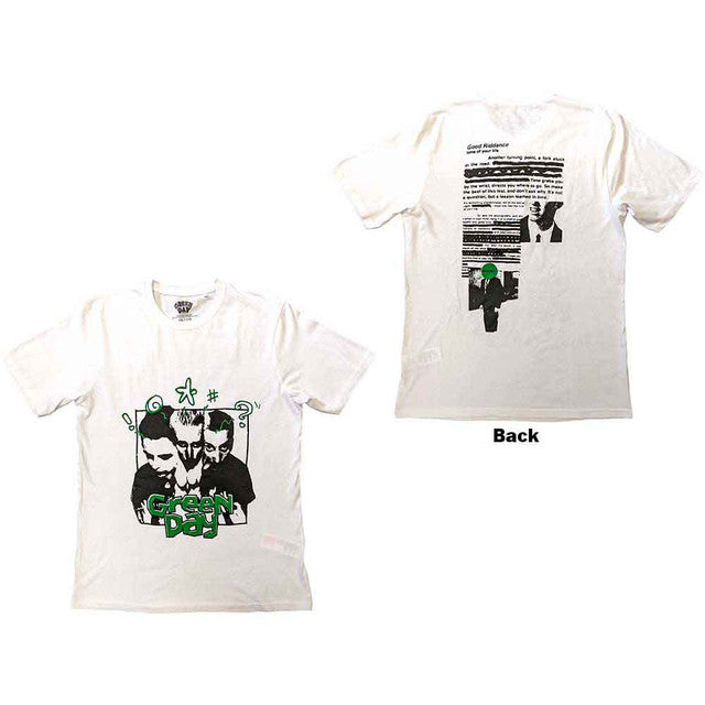 Green Day Good Riddance White Tee