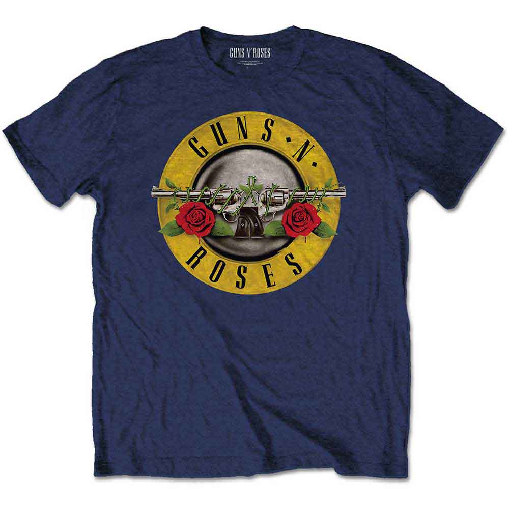 GUNS N' ROSES KIDS T-SHIRT: CLASSIC LOGO Navy
