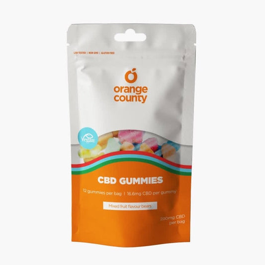 ORANGE COUNTY CBD Gummies mixed fruit cubes 1200mg
