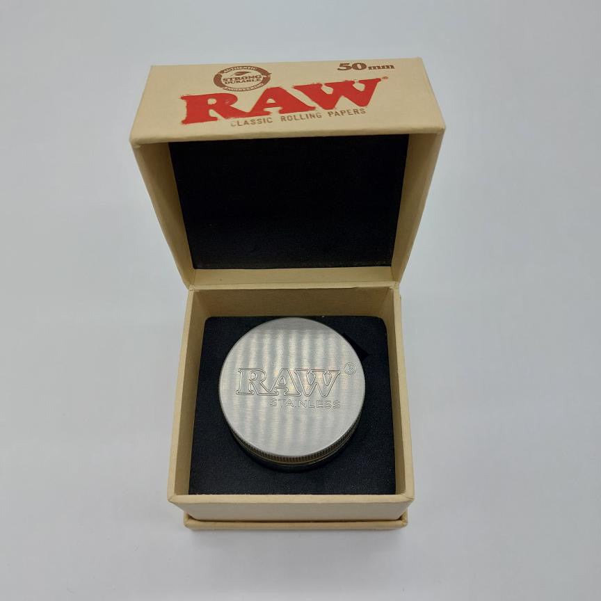 RAW Stainless Steel Shredder 4-Part herb Grinder