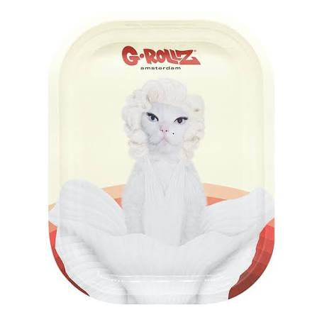 G-ROLLZ Yellow Kitty Mini Rolling Tray