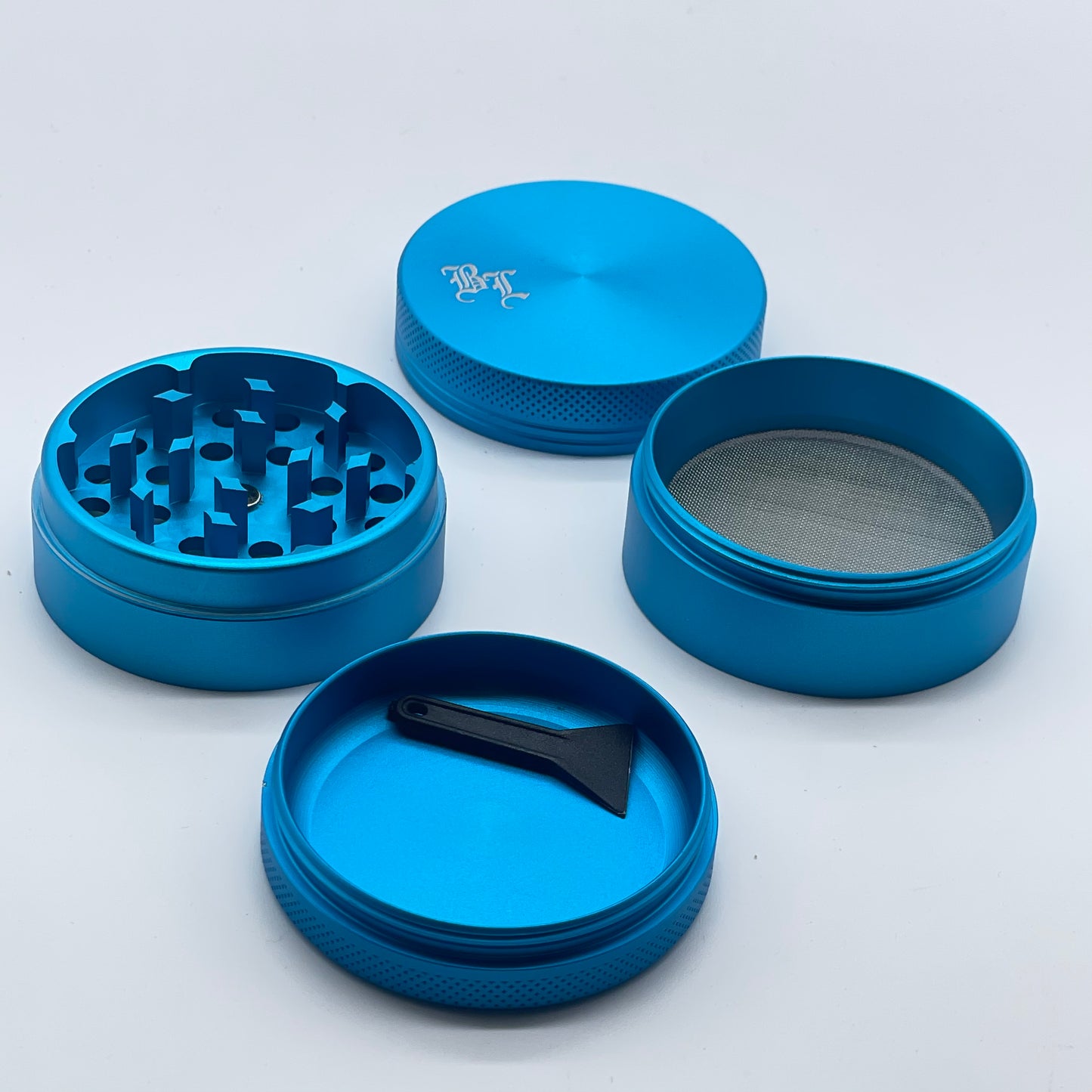 BLACK LEAF 4-Part Herb Grinder - Matte