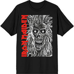 IRON MAIDEN Eponymous Face Red Logo