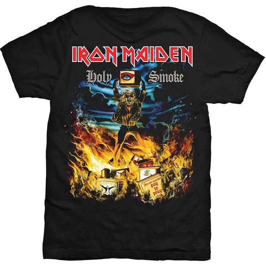Camiseta 'Holy Smoke' do IRON MAIDEN
