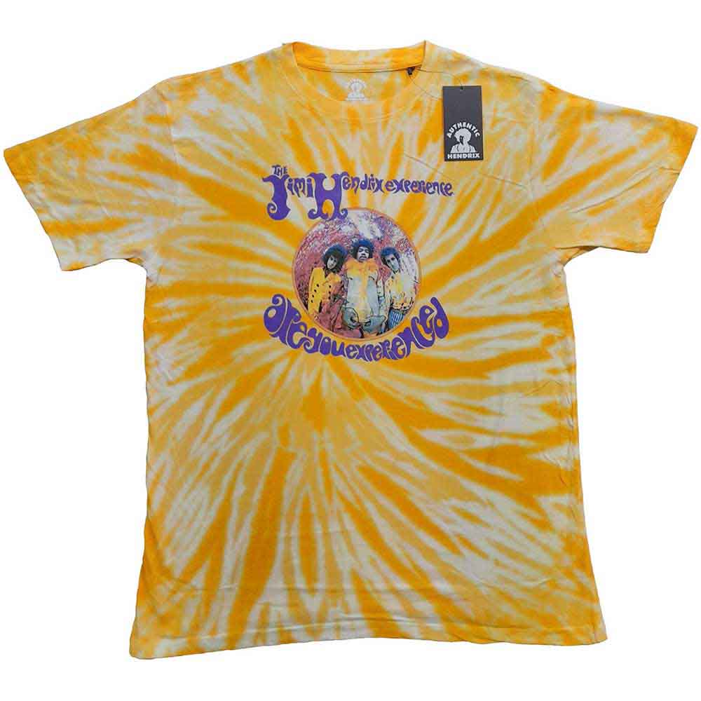 JIMI HENDRIX Are You Experienced Yellow Wash Tee