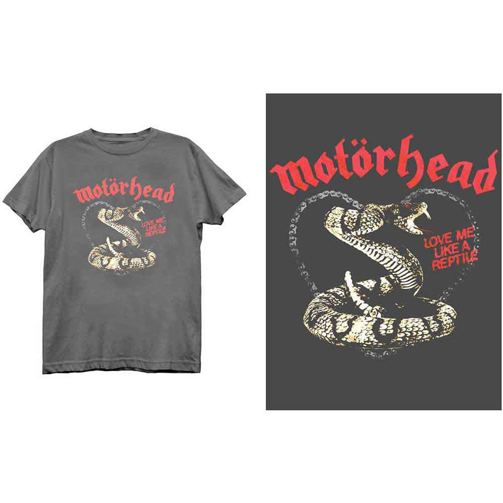 Motorhead Love Me Like a Reptile Grey Tee
