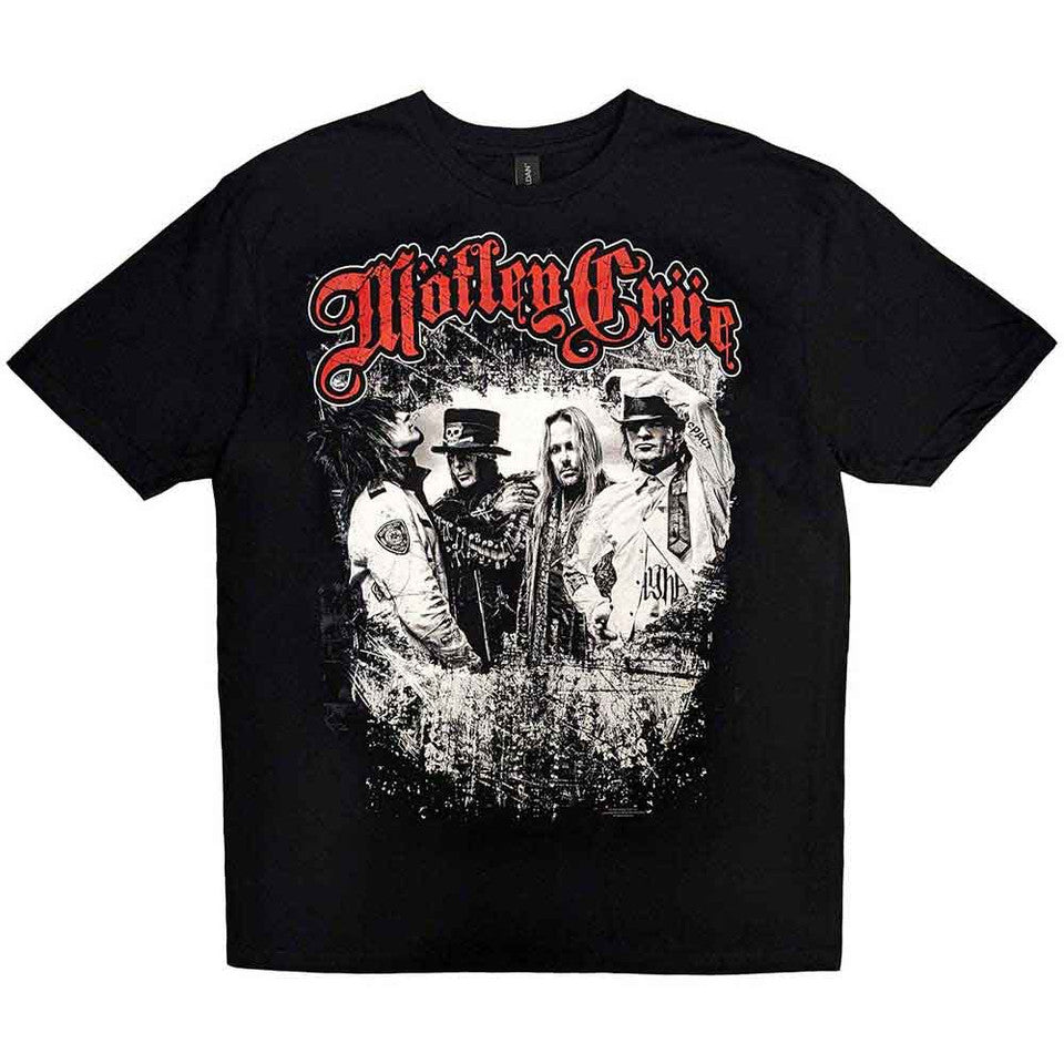 MOTLEY CRUE Greatest Hits Band Shot Tee
