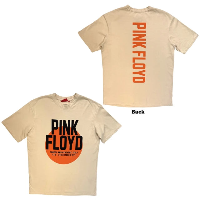 Pink Floyd Unplugged Pompeii Circle Sand Tee