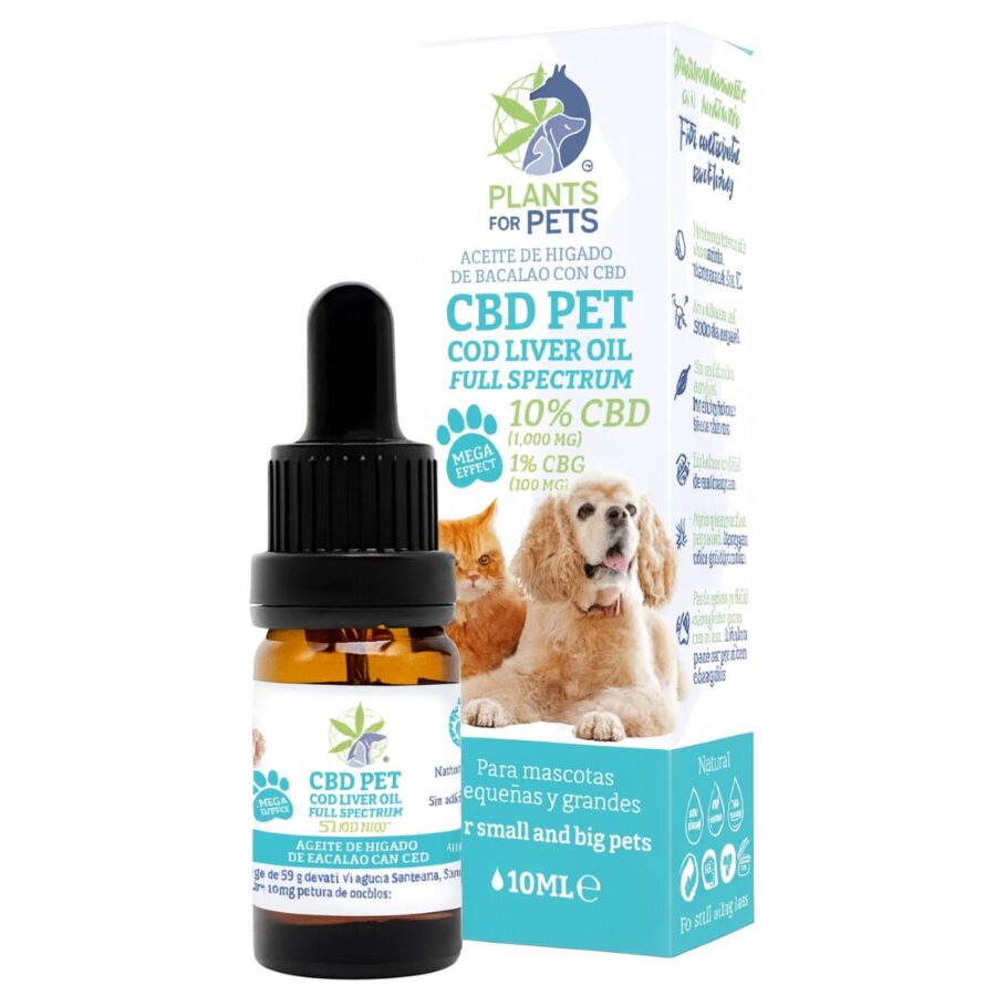 Plants For Pets CBD Cod Liver Oil Full Spectrum 10ml