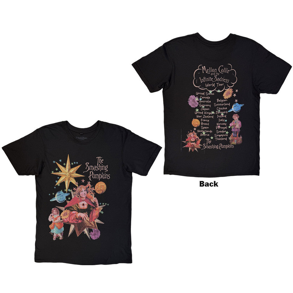THE SMASHING PUMPKINS Celestial Collage Cartoon Tee