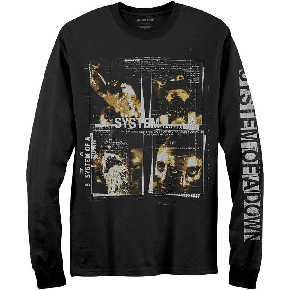 SYSTEM OF A DOWN Face Boxes Long sleeve