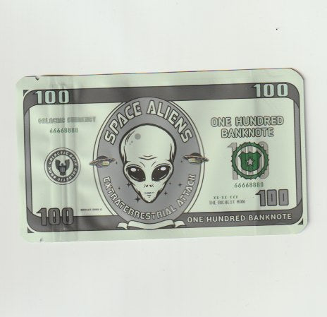 Alien Banknote Smellproof Mylar Pack