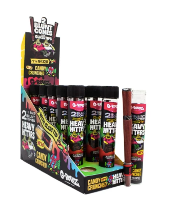 G-Rollz Heavy Hitters CBD Cones & Glass Tip - Candy Crunched