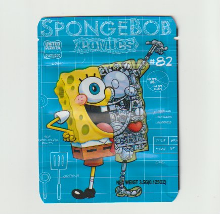 Spongebob Smellproof Mylar Pack